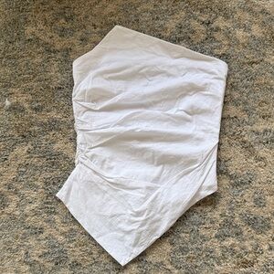 Abercrombie & Fitch white strapless top